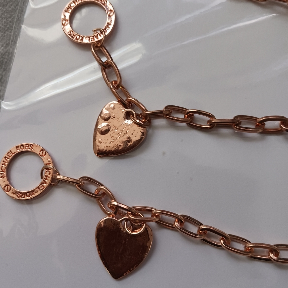 20 (Suss) Michael Kors Pave Heart Toggle Bracelets. HILARIOUS! Gag Gift? - Picture 5 of 11